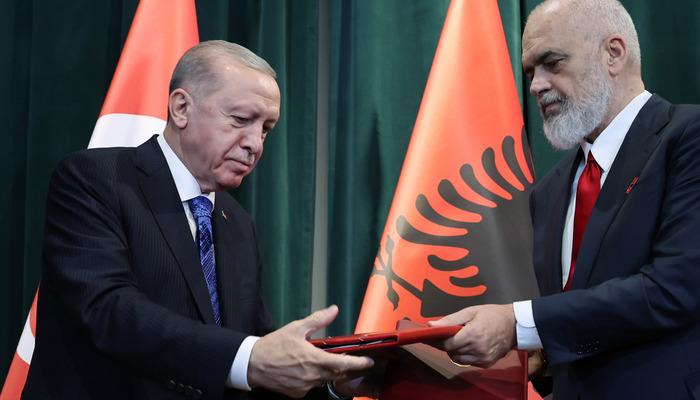 Türkiye ile Arnavutluk arasında 4 işbirliği anlaşması! İki lider imzaladı