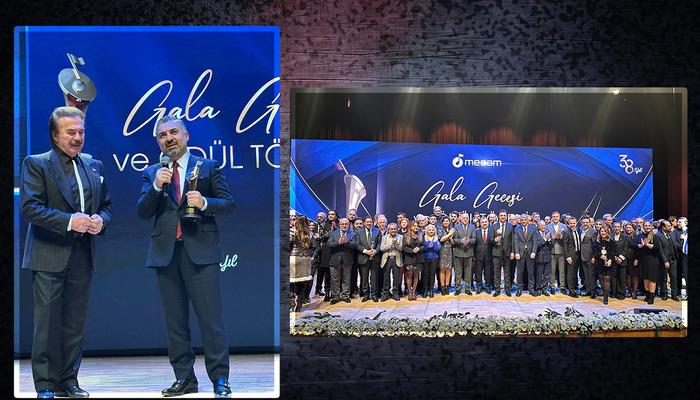 RTÜK Başkanı Ebubekir Şahin, ödülünü Orhan Gencebay'dan aldı: "Bütün dünya çocuklarına veriyorum"