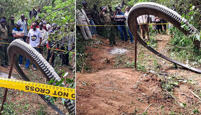Uzay ajansı müdahale etti! Kenya'da gökten 500 kilogram ağırlığında metal bir cisim düştü
