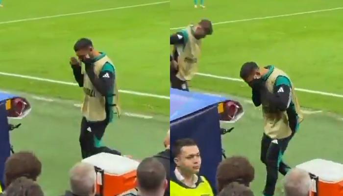 Mohammed Salah'ın RAMS Park'ta zor anları! Isınmak için kenara geldiği an dayanamayıp yedek kulübesine gitti -