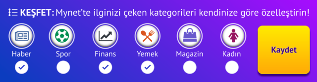 Mynet'te ilginizi çeken kategorileri kişiselleştirin ve kendinize göre kişiselleştirin...