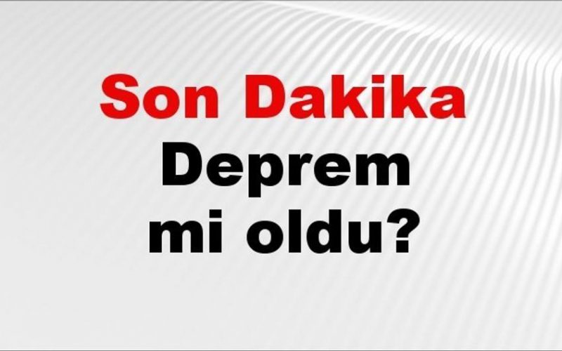 Son dakika Muğla'da deprem mi oldu? Az önce deprem Muğla'da nerede oldu? Muğla deprem Kandilli ve AFAD son depremler listesi 08 Temmuz 2026