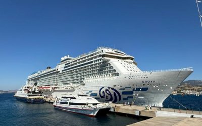 Bodrum'a Dev Kruvaziyer Gemileriyle Binlerce Turist Akını